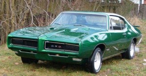 Dark Green 1968 Pontiac GTO