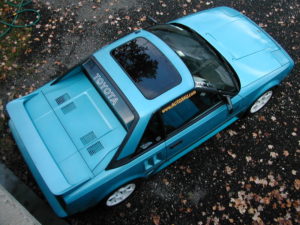 1986 Toyota MR2 in Light Blue Metallic