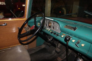 Hard to Fix Interior Damage: 1958 F600 Fire Truck Seat