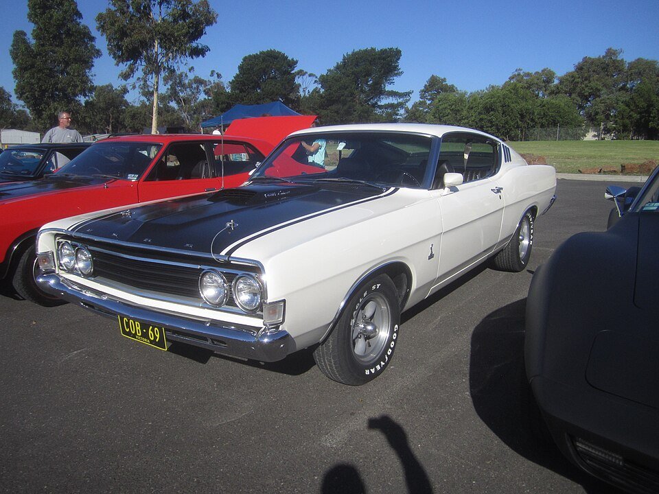 69 Ford Torino Cobrajet at a car show - image by Sicnag, CC BY 2.0 , via Wikimedia Commons