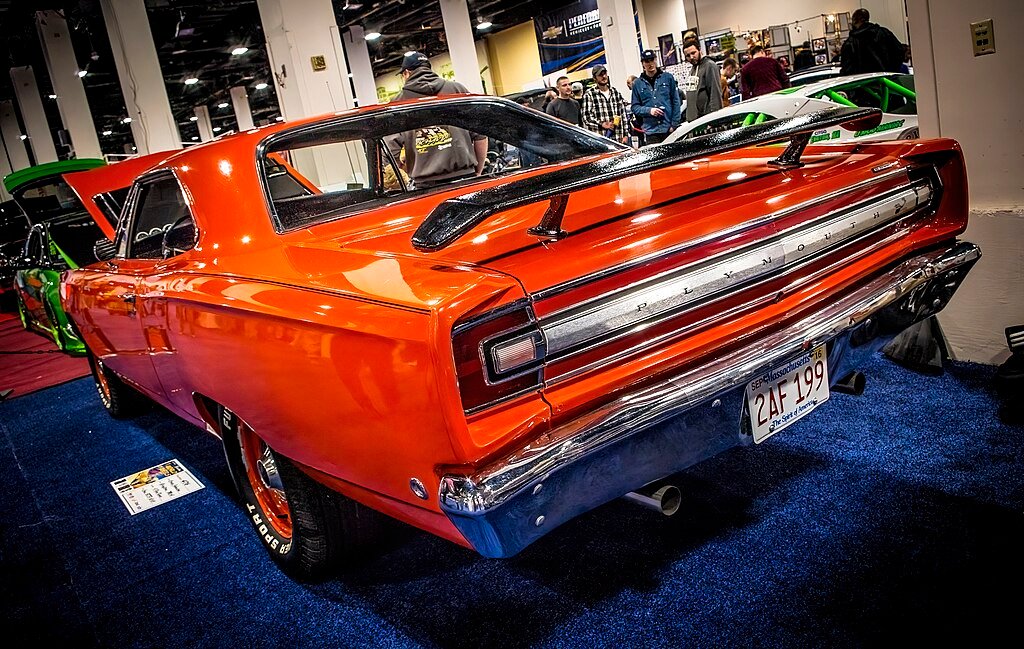 1968 Plymouth Road Runner rear quarter view