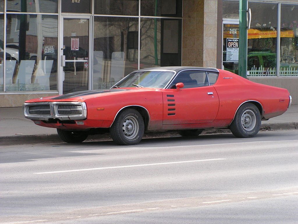 red 1972 dodge charger - third generation dodge charger