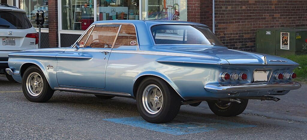 Blue 1962 Plymouth Fury image by Elise240SX, CC BY-SA 4.0 , via Wikimedia Commons
